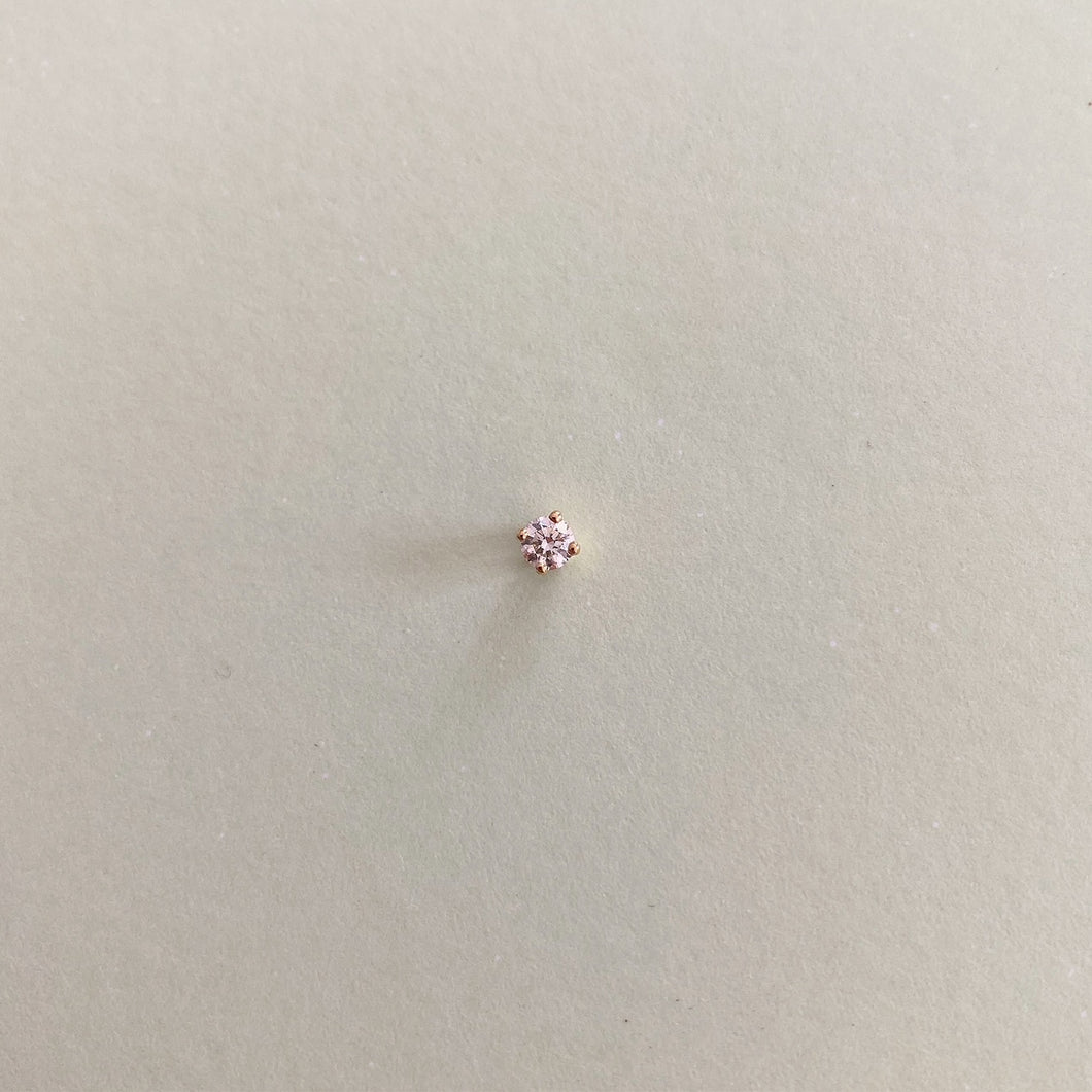 Ørering I Guld Med Diamant